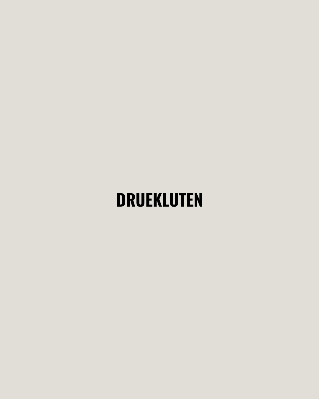 Druekluten - pusseklut for vinglass