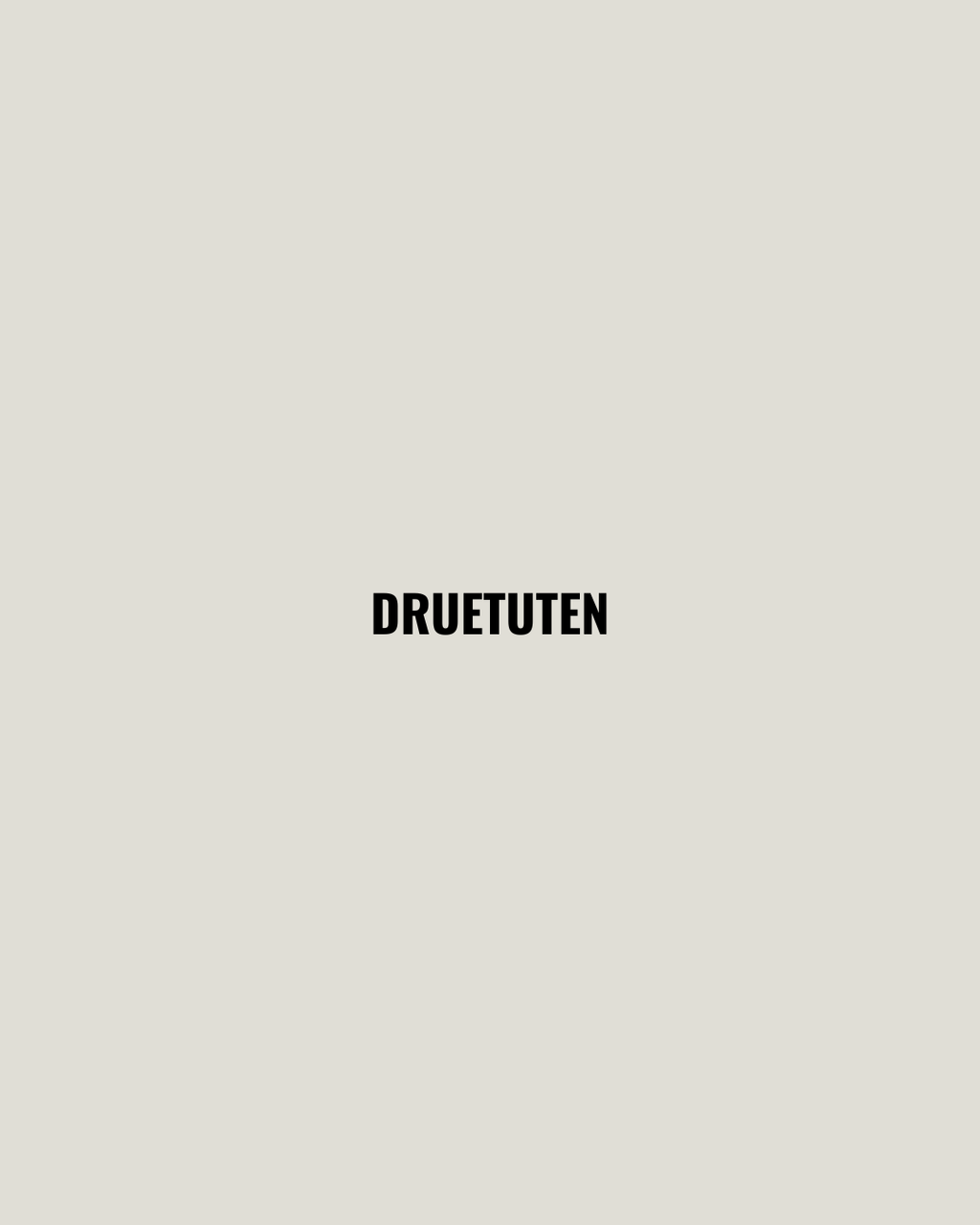Druetuten - gjenbrukbar helletut