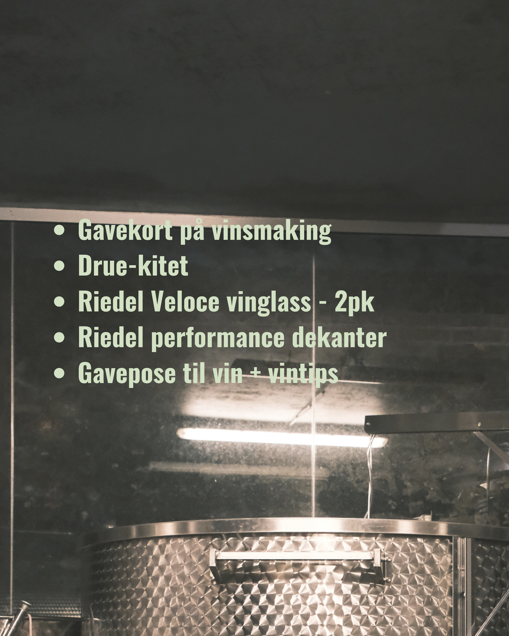 GAVEPAKKE 3 - vinsmaking, vinåpner, vinglass, dekanter & vin